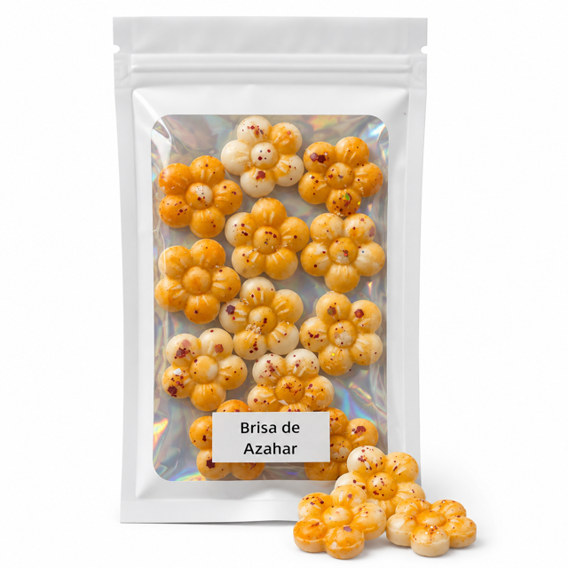 Sobre 30gr de Wax Melt de  Brisa de Azahar