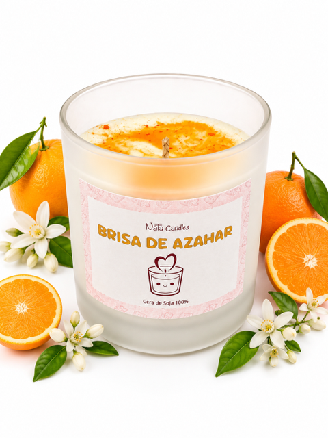 Vela Aromática Brisa de Azahar (Cera de Soja)