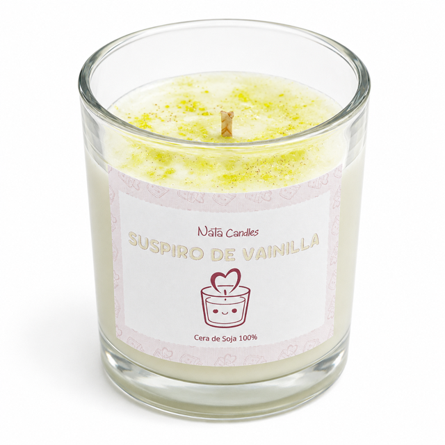 Vela Aromática Gotas de Ternura (Cera de Soja)